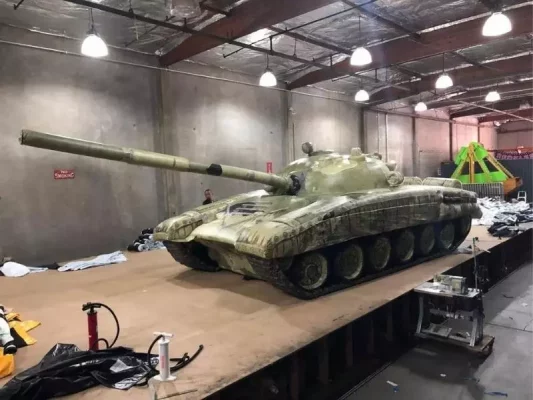 i2kdefense - custom inflatable military tank