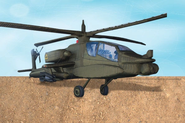 i2k defense - custom inflatable military aircraft apache6-1