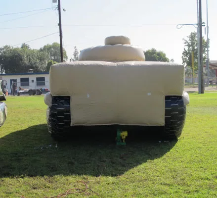 i2k defense - custom inflatable BMP-2-2-439x400 Tank beige decoy target.
