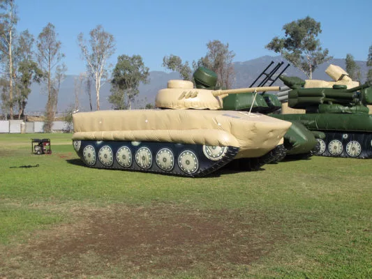 i2k defense - custom inflatable BMP-2 Tank Decoy Target BMP-2-4-533x400