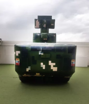 i2k defense - custom inflatable military tank back HQ-7_radar6-684x800-1