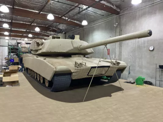 i2k defense - custom inflatable military tank -M1-Abrams-Tank-534x400
