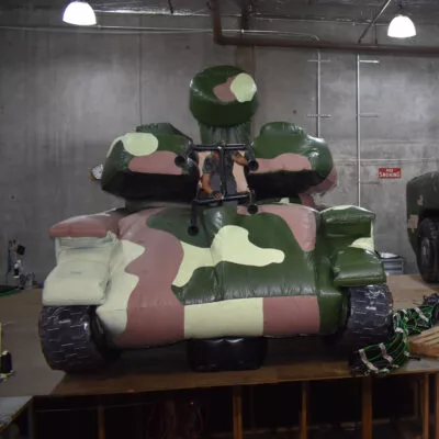 i2k defense - custom inflatable military tank front_ZSU-23-43_Shilka-400x400