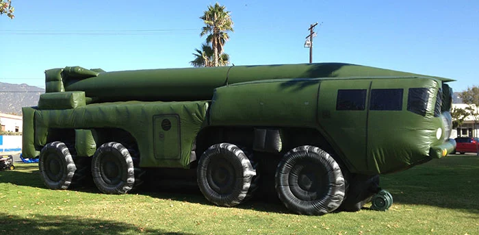 i2k defense - custom inflatable military truck launcher Scud1-1067x800