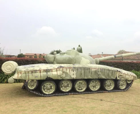 i2k defense - custom inflatable military tank side T-72-4-978x800
