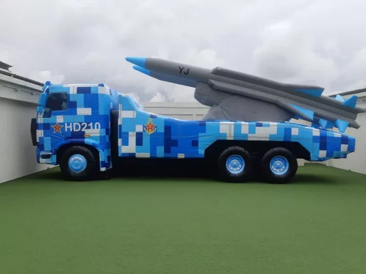 i2k defense - custom inflatable military truck launcher side YJ-12MissileDefense9-1067x800-1