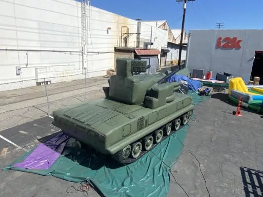 i2k defense - custom inflatable military tank-SA-19-Tank-Back-533x400