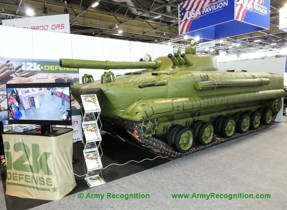 i2K Defense showcases inflatable decoys of Russian military vehicles1
